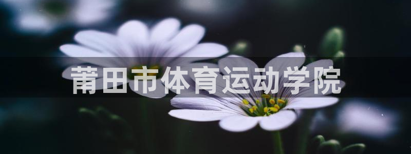 3377体育官方正版app官网：莆田市体育运动学院
