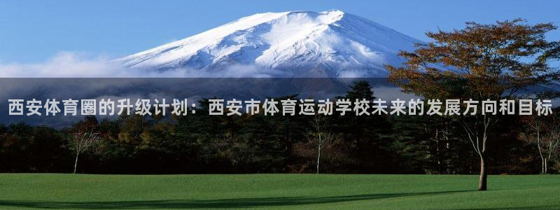 3377体育官网下载平台假的吗是真的吗：西安体育圈的升级计划